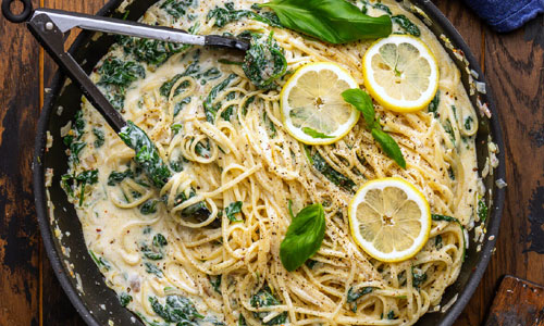 Spinach Ricotta Pasta